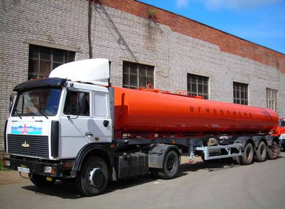 Полуприцеп-битумовоз 96411-10 V-26м3 на шасси МАЗ 93892-10 Полуприцеп-битумовоз 96411-10 V-26м3 на шасси МАЗ 93892-10