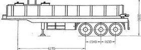 Полуприцеп-битумовоз 96411-10 V-26м3 на шасси МАЗ 93892-10 Полуприцеп-битумовоз 96411-10 V-26м3 на шасси МАЗ 93892-10